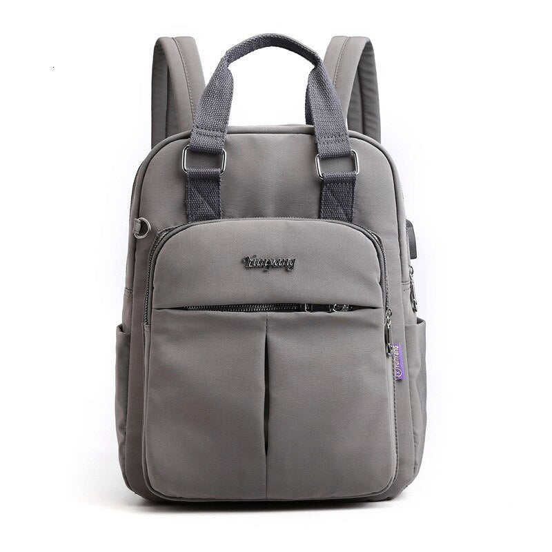 Water-Resistant Anti-Theft Backpack with USB Charging Port – Multi-Compartment Travel Bag for Secure Storage
