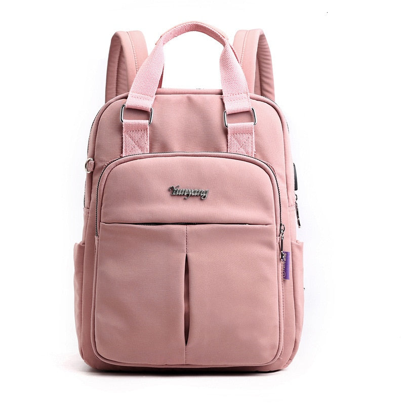 Water-Resistant Anti-Theft Backpack with USB Charging Port – Multi-Compartment Travel Bag for Secure Storage