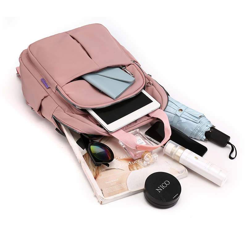 Water-Resistant Anti-Theft Backpack with USB Charging Port – Multi-Compartment Travel Bag for Secure Storage
