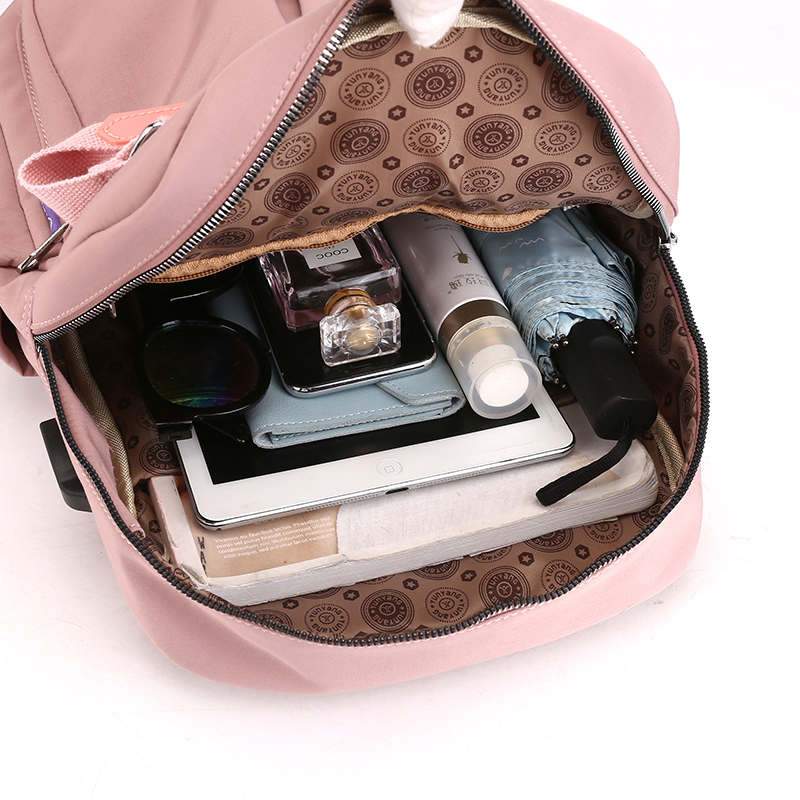 Water-Resistant Anti-Theft Backpack with USB Charging Port – Multi-Compartment Travel Bag for Secure Storage