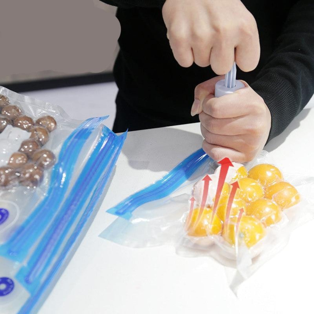 Vacuum Seal Storage Bags – Reusable, Freezer-Safe & Medium/Large Sizes