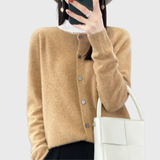 Valerie Women's Clean Button-Front Cardigan - Stylish & Versatile Knitwear for Every Occasion