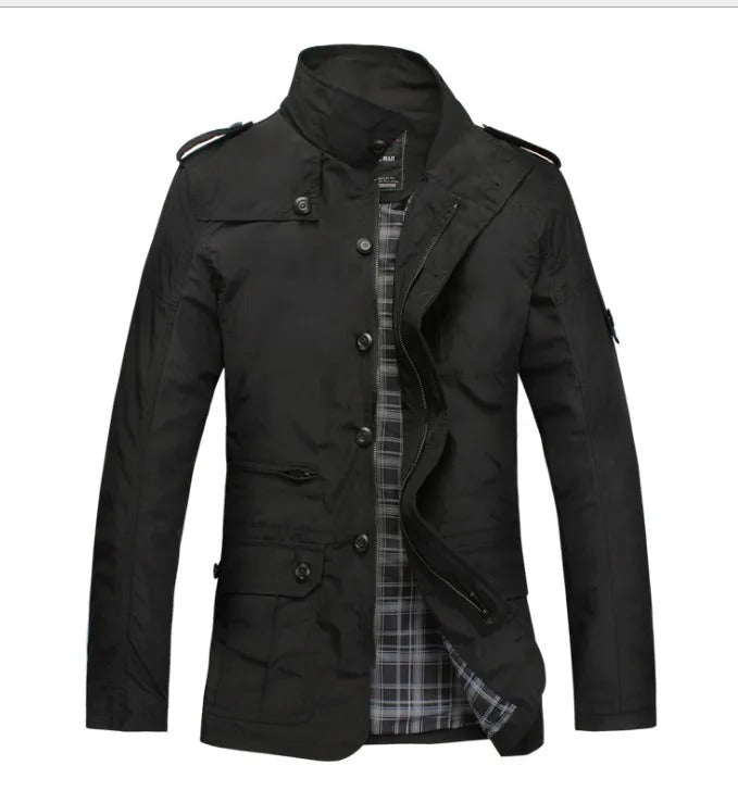 Enhanced Product Title: "Elegante Winddichte Jacke für Damen – Stilvolle, Wetterfeste Outdoor-Bekleidung mit Atmungsaktivität und Komfort" 

This title includes relevant keywords while providing more detail about the product, which can help improve visibi