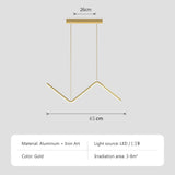 Aluminium Dining Pendant Lamp | Modern Minimalist Nordic Lighting