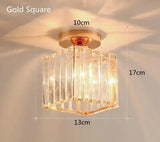 Crystal Ceiling Light | Elegant Corridor & Aisle Lamp