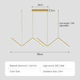Aluminium Dining Pendant Lamp | Modern Minimalist Nordic Lighting
