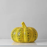Yellow Resin Decorative Figurine Collection