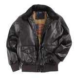 Maxim vintage leather motorcycle jacket - Brown