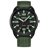 Lumo Quartz Watch with Luminous Dial & Calendar