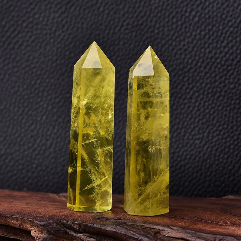 Natural Crystal Point – Polished Gemstone, 5-6cm & 19 Mineral Options