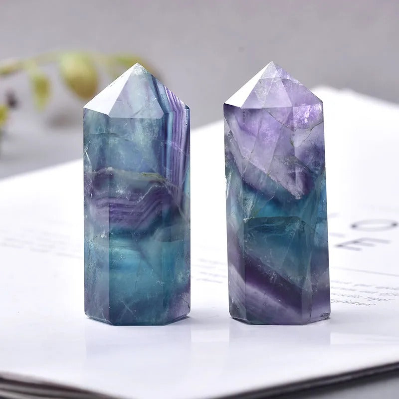 Natural Crystal Point – Polished Gemstone, 5-6cm & 19 Mineral Options