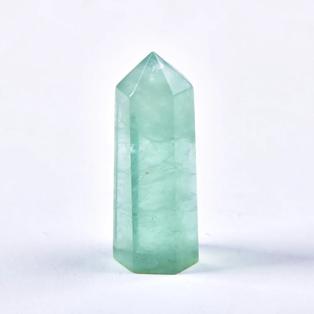 Natural Crystal Point – Polished Gemstone, 5-6cm & 19 Mineral Options