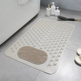Non-Slip Shower Mat with Foot Scrubber – SafeGrip Non-Slip Bath Mat for Enhanced Safety and Hygiene