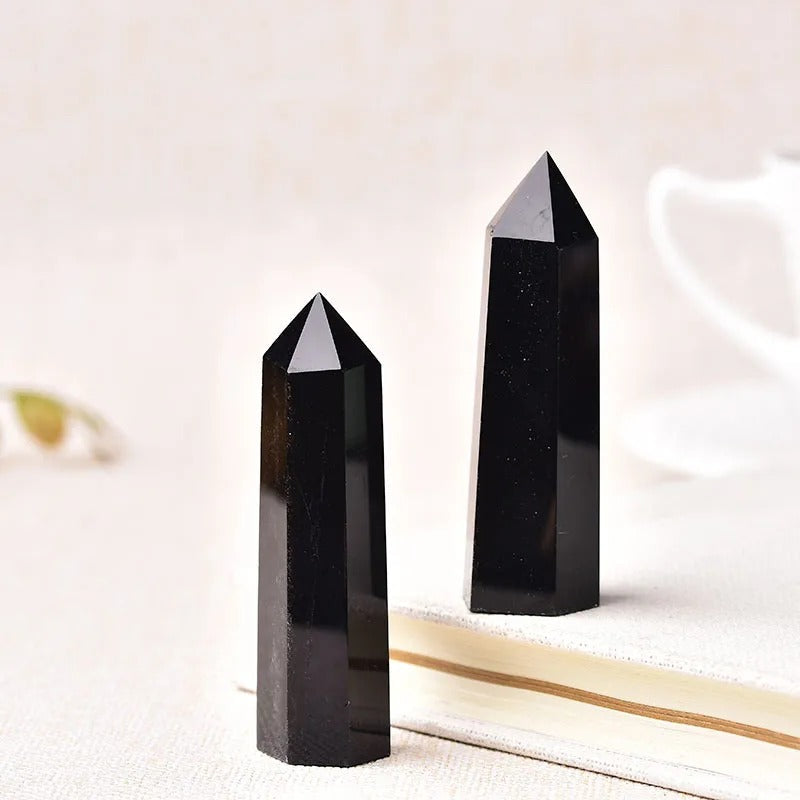 Natural Crystal Point – Polished Gemstone, 5-6cm & 19 Mineral Options