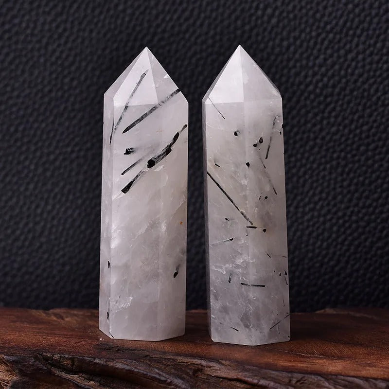 Natural Crystal Point – Polished Gemstone, 5-6cm & 19 Mineral Options