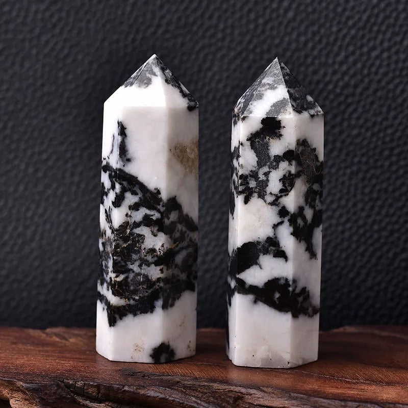 Natural Crystal Point – Polished Gemstone, 5-6cm & 19 Mineral Options