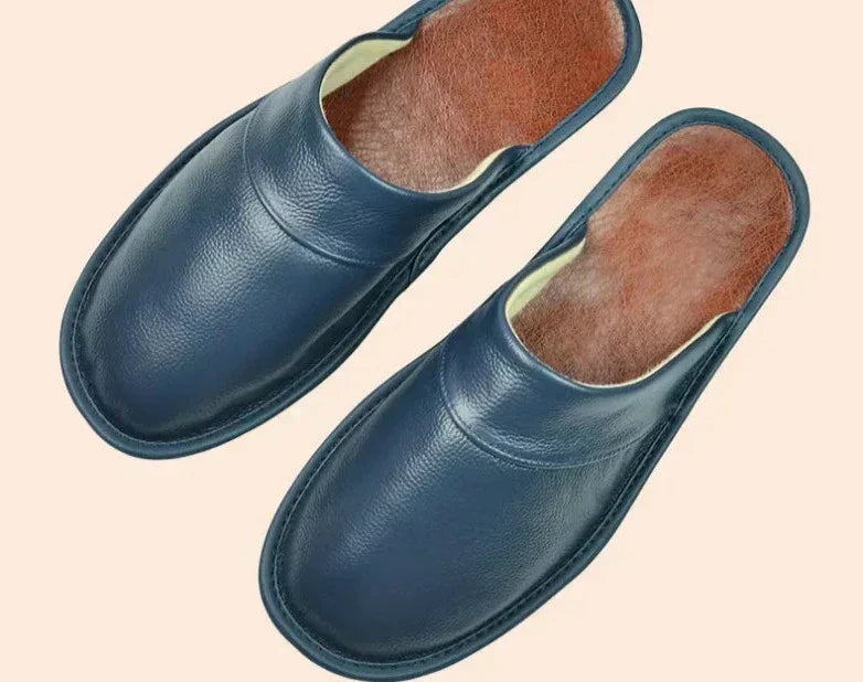 Leather Men's Slippers – Lucas