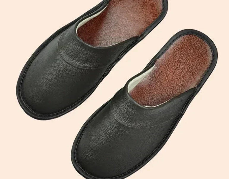 Leather Men's Slippers – Lucas
