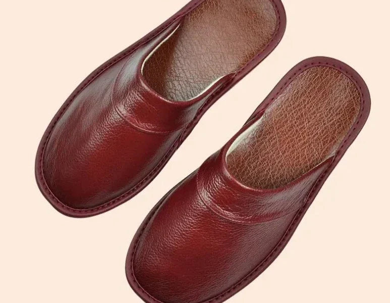 Leather Men's Slippers – Lucas