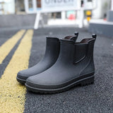 Lucas Rain Walk – Luxury Waterproof Mid-Height Men's Rain Boots