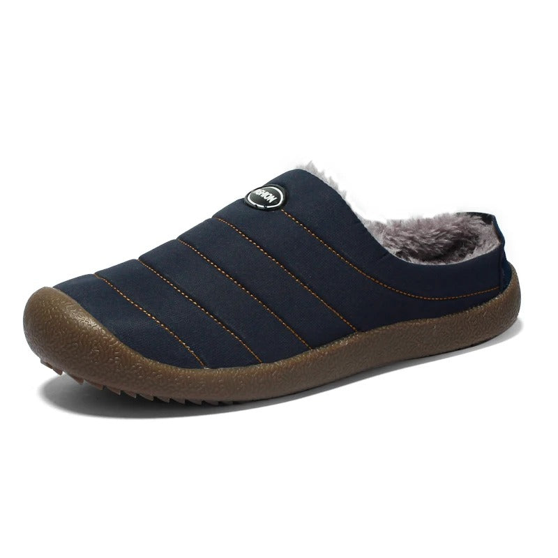CozyWarm Men's Slippers – Warm-Lined for Extra Warmth
