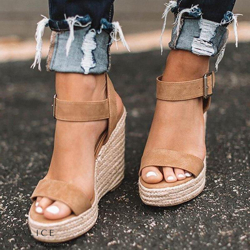 Mila – Orthopedic Wedge Sandals with Buckle