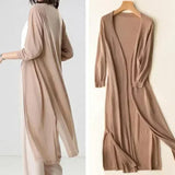 Ladies' long waistcoat, lightweight and versatile – Fernanda