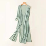 Ladies' long waistcoat, lightweight and versatile – Fernanda
