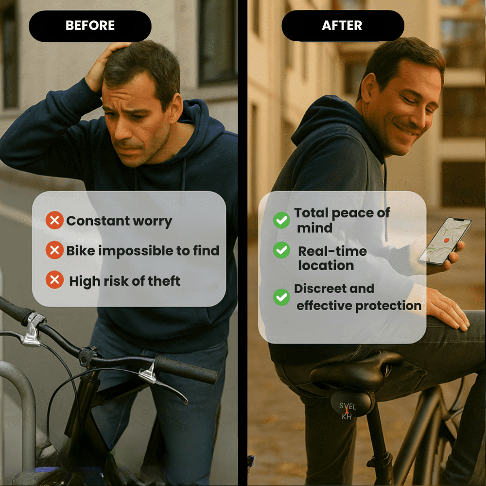 Enhanced Product Title: **VeloGuard GPS Bike Tracker - No Subscription Required, Compatible with Android & iOS Devices** 

This title is optimized for clarity and includes relevant keywords to improve visibility on Google Shopping.