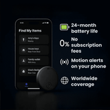 Enhanced Product Title: **VeloGuard GPS Bike Tracker - No Subscription Required, Compatible with Android & iOS Devices** 

This title is optimized for clarity and includes relevant keywords to improve visibility on Google Shopping.