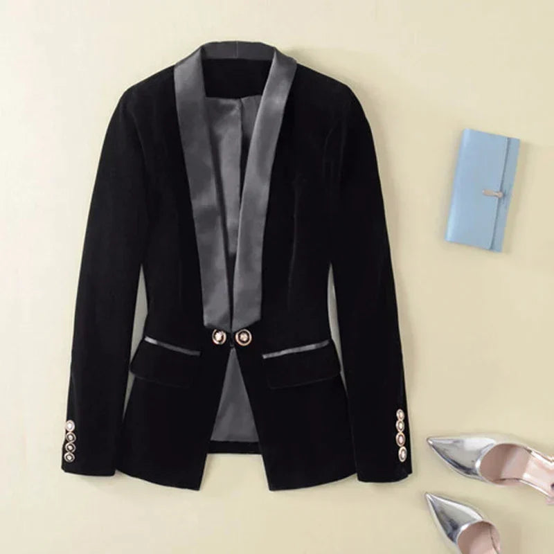 Velvet Ladies Blazer - Vivienne