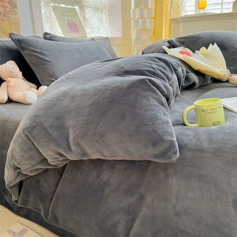Verdict Flanellen Fleece Duvet Cover - Ultra Cozy & Soft Bedding by CozyCover