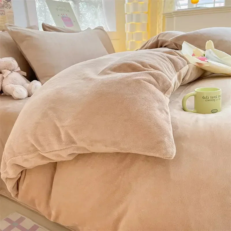 Verdict Flanellen Fleece Duvet Cover - Ultra Cozy & Soft Bedding by CozyCover