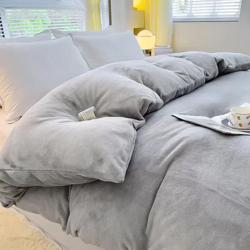 Verdict Flanellen Fleece Duvet Cover - Ultra Cozy & Soft Bedding by CozyCover