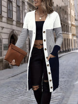 Versatile Long Sleeve Vest - Celeste