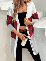Versatile Long Sleeve Vest - Celeste