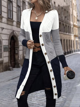 Versatile Long Sleeve Vest - Celeste
