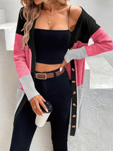 Versatile Long Sleeve Vest - Celeste