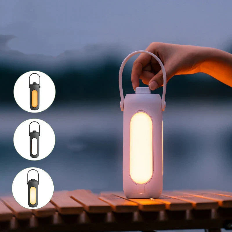 Versatile Portable Camping Lamp - LumiCamp | Rechargeable LED Lantern for Outdoor Adventures, Emergency Lighting & Hiking