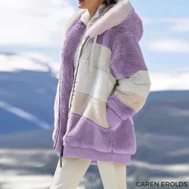 Eleonora Women's Cozy Winter Coat - Plush, Warm & Stylish Outerwear for Cold Weather