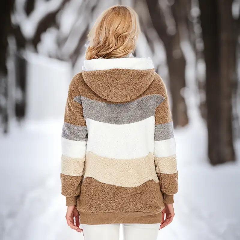 Eleonora Women's Cozy Winter Coat - Plush, Warm & Stylish Outerwear for Cold Weather