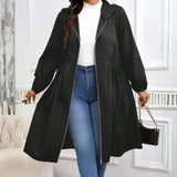 Women's hooded coat, view 1