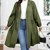 Women's hooded coat, view 3