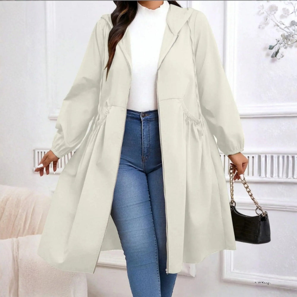 Women's hooded coat, view 4