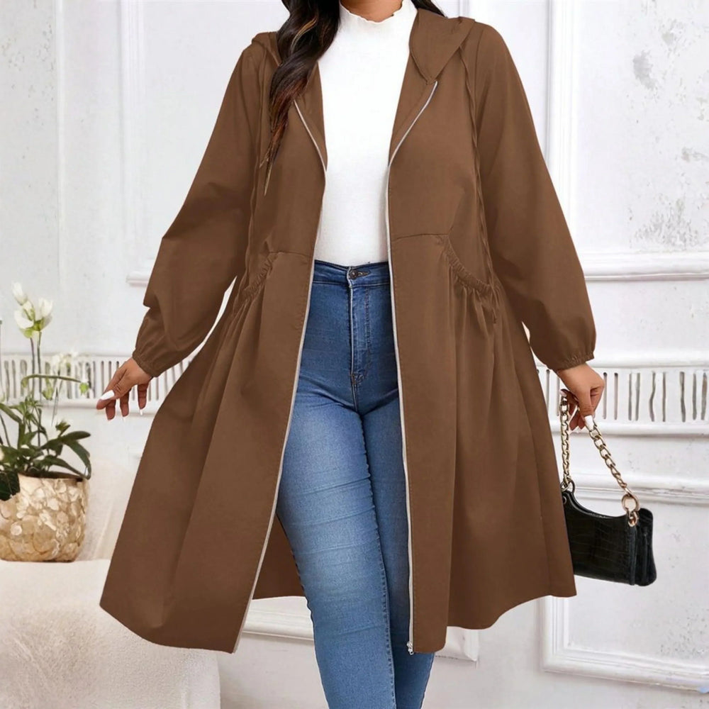 Women's hooded coat, view 5