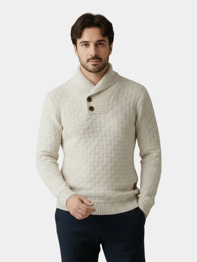 Men's longline cardigan, view 2