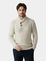 Men's longline cardigan, view 2