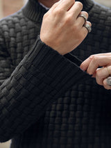 Men's longline cardigan, view 4