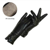 RetroGrove Vintage Leather Ladies Gloves - Classic Retro Style, Premium Quality, Perfect for All Occasions