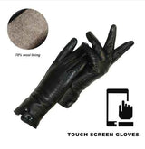 RetroGrove Vintage Leather Ladies Gloves - Classic Retro Style, Premium Quality, Perfect for All Occasions